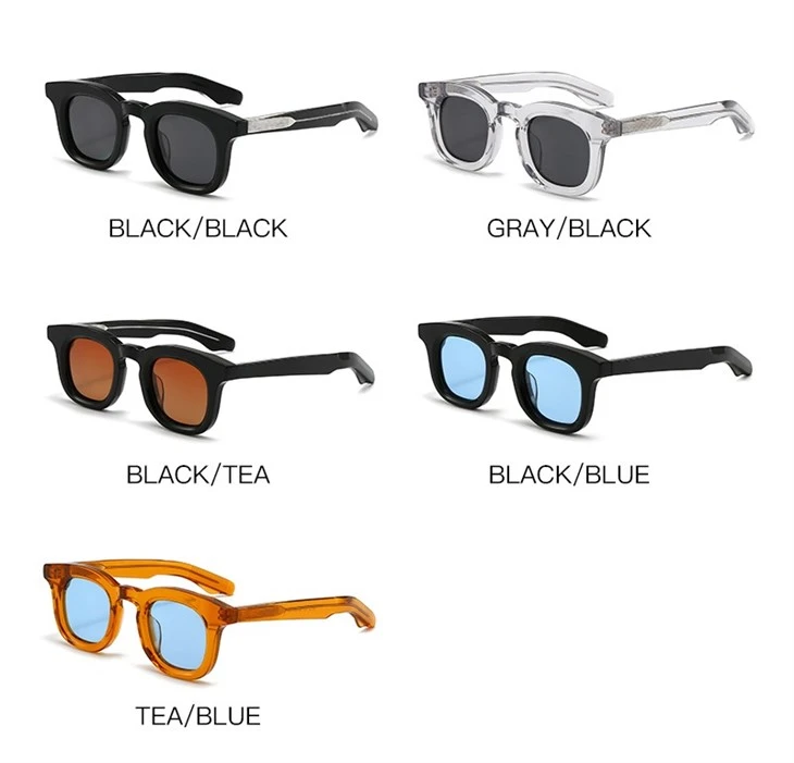 Round Acetate Sunglasses